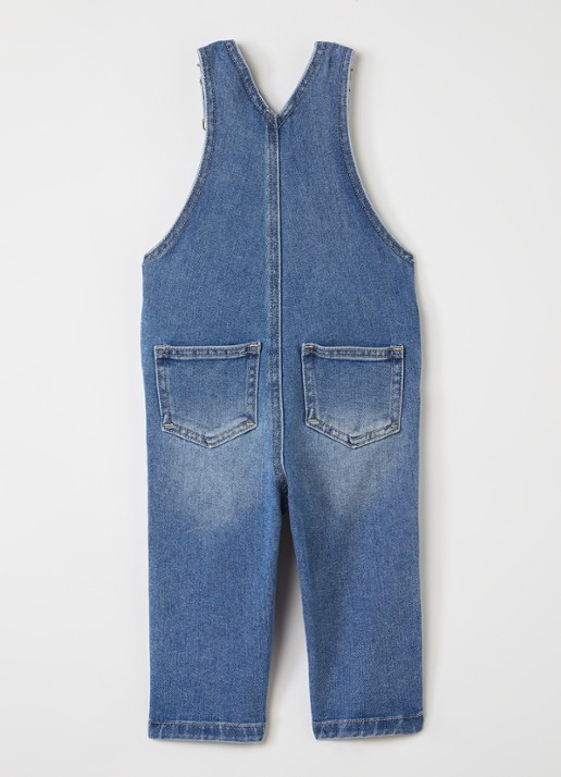 Molo Stellan straight fit tuinbroek - voorkant 2 indigo