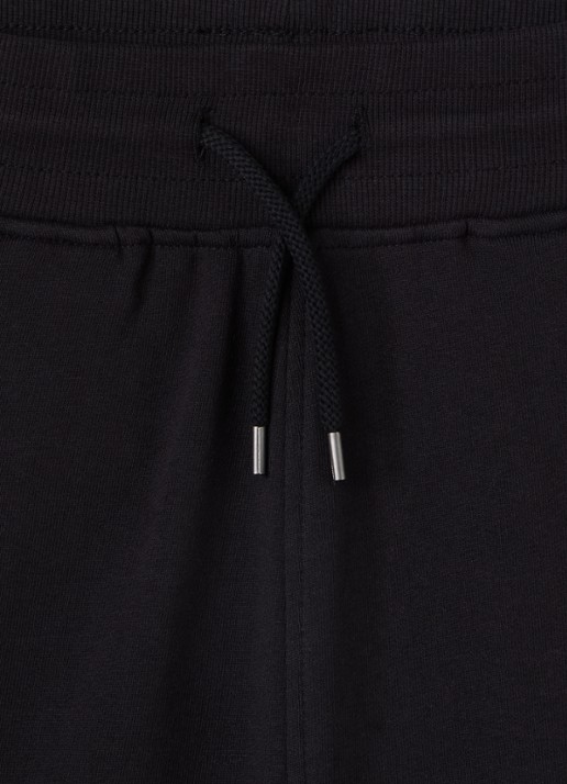 Molo Straight fit korte joggingbroek met logo - detail 3 zwart