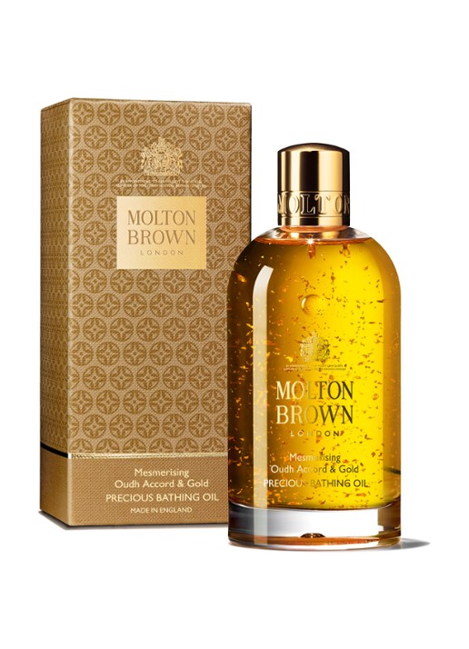 Molton Brown Mesmerising Oudh Accord & Gold Precious Bathing Oil - badolie - detail 3 undefined