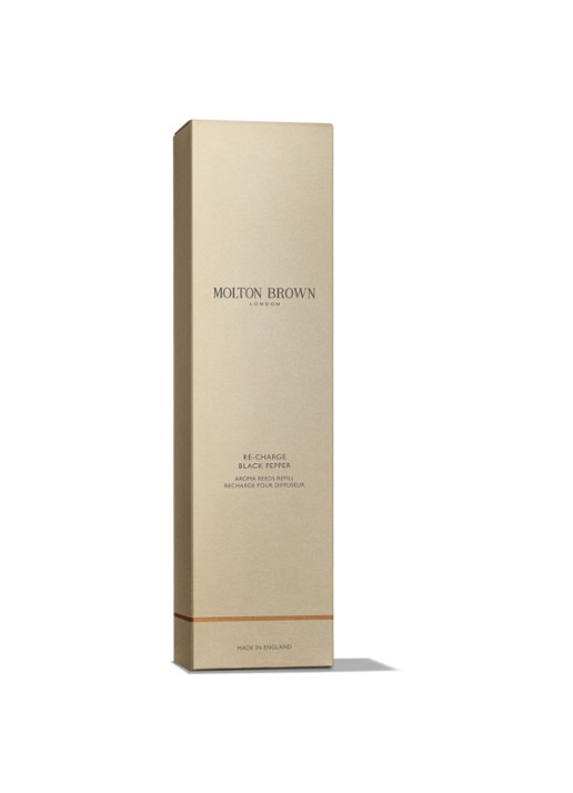 Molton Brown Re-Charge Black Pepper Aroma Reeds Refill - geurstokjes navulling 150 ml - voorkant 2 undefined
