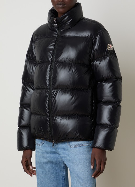 Moncler Abbadia puffer jack met donsvulling en ritszakken