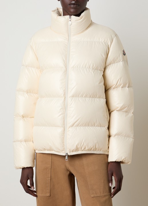 Moncler Abbadia puffer jack met donsvulling en ritszakken