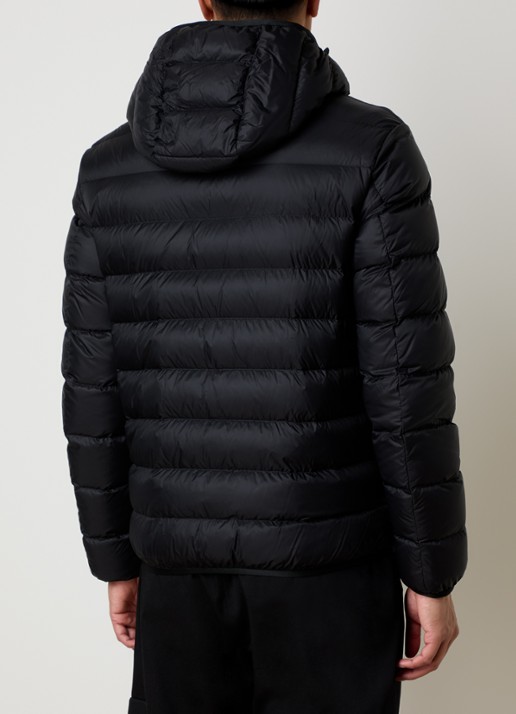 Moncler Alrai gewatteerde jas met donsvulling - achterkant zwart