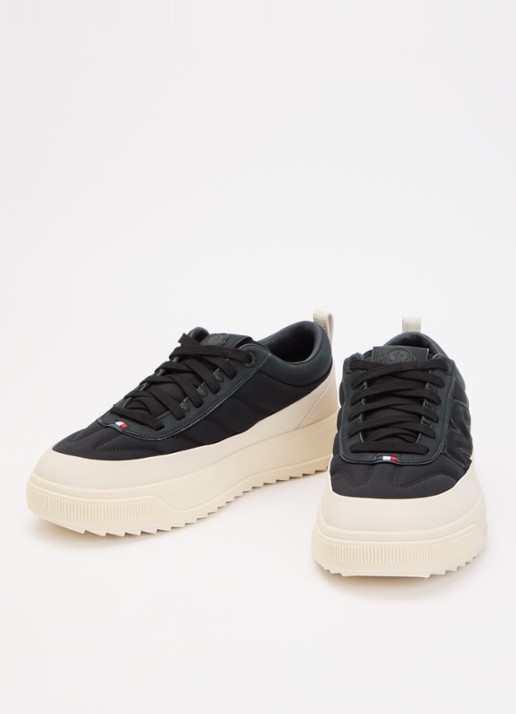 Moncler Altive sneaker met nubuck details - detail 2 zwart