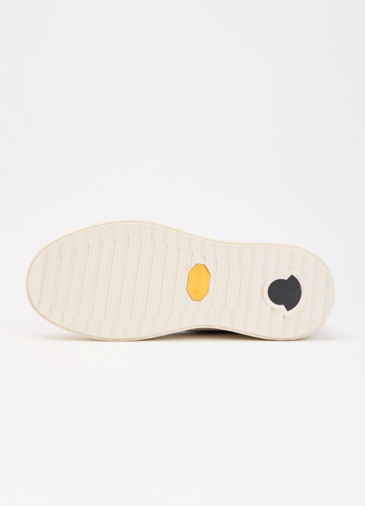Moncler Altive sneaker met nubuck details - detail 4 zwart