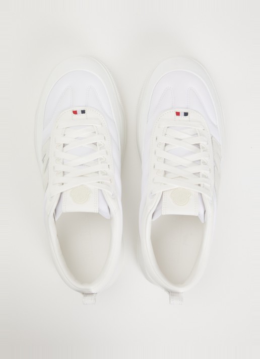 Moncler Altive sneaker met nubuck details - detail wit