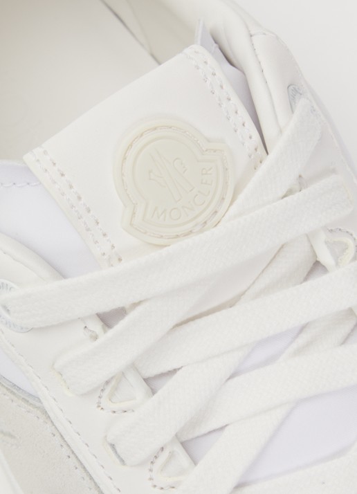 Moncler Altive sneaker met nubuck details - detail 3 wit