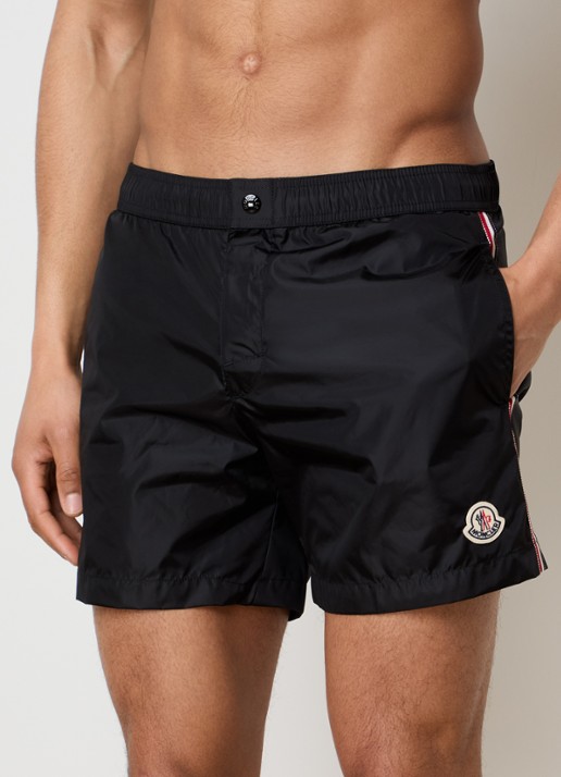 Moncler Archivio zwemshorts met logo en steekzakken