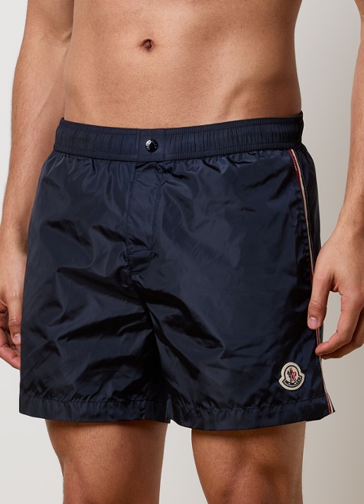 Moncler Archivio zwemshorts met logo en steekzakken