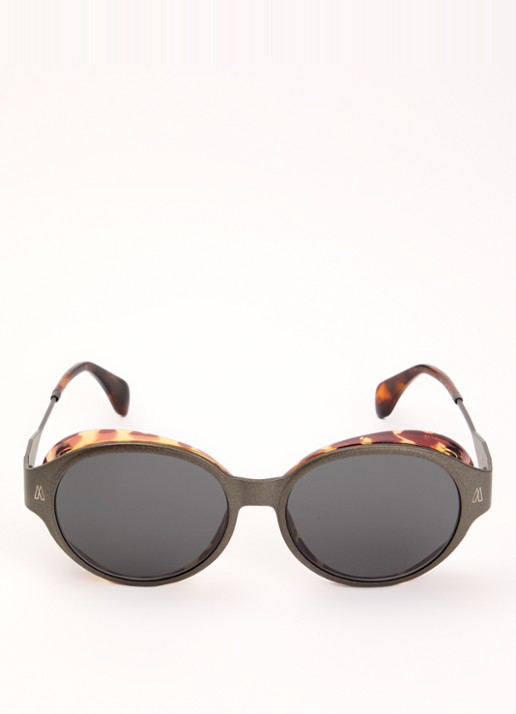 Moncler Auros zonnebril ME4005T - detail zilver
