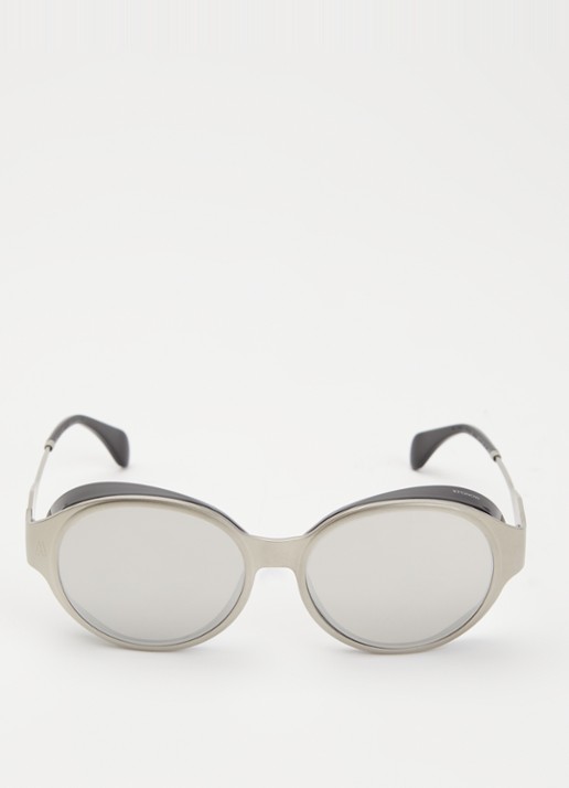 Moncler Auros zonnebril ME4005T - detail zilver
