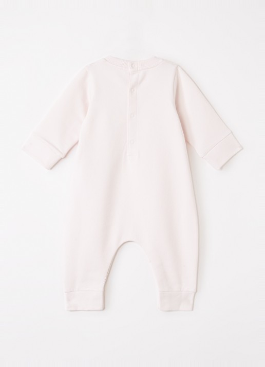 Moncler Babypak met logo in giftbox - voorkant 3 lichtroze