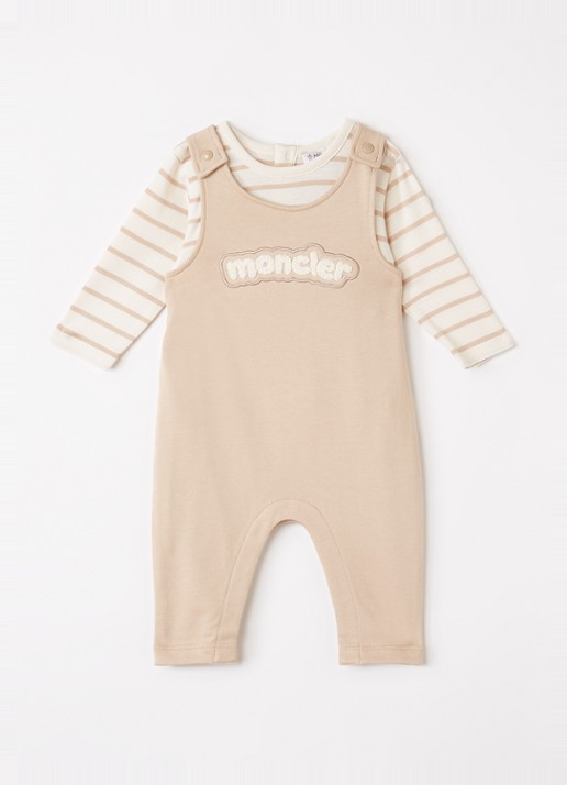Moncler Babypak met streepprint en logo in giftbox