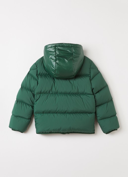 Moncler Barin puffer jack met donsvulling - achterkant groen