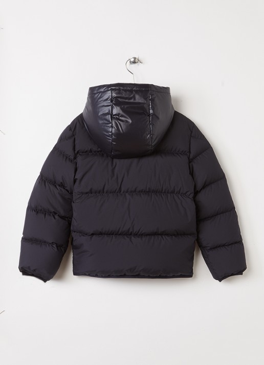 Moncler Barin puffer jack met donsvulling - achterkant 3 donkerblauw