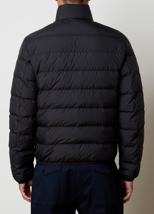 Moncler Baudinet puffer jack met donsvulling en steekzakken - achterkant 3 zwart
