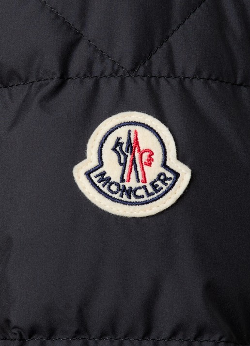 Moncler Baudinet puffer jack met donsvulling en steekzakken - detail 6 zwart