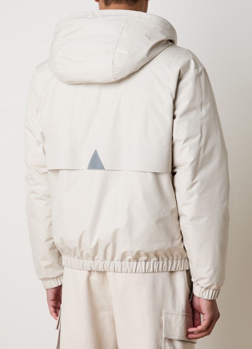 Moncler Bergun reversible gewatteerd jack borst- en steekzakken - achterkant 7 beige
