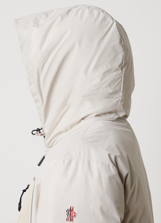 Moncler Bergun reversible gewatteerd jack borst- en steekzakken - detail 5 beige