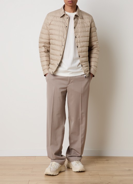 Moncler Bourdon gewatteerd jack met donsvulling - voorkant 3 beige
