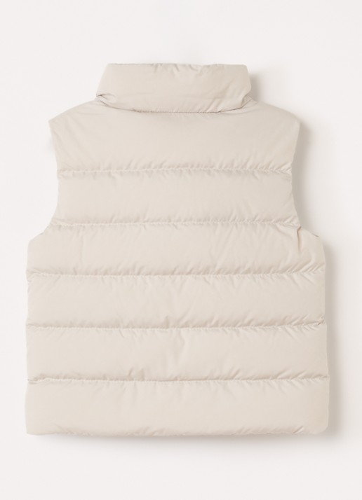Moncler Buang gewatteerde bodywarmer met donsvulling - achterkant 3 beige