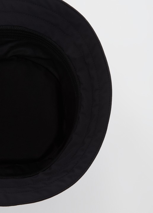 Moncler Bucket hoed met logo - detail 3 zwart