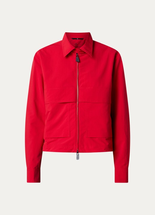 Moncler Camicia overshirt met steekzakken  - voorkant 2 rood