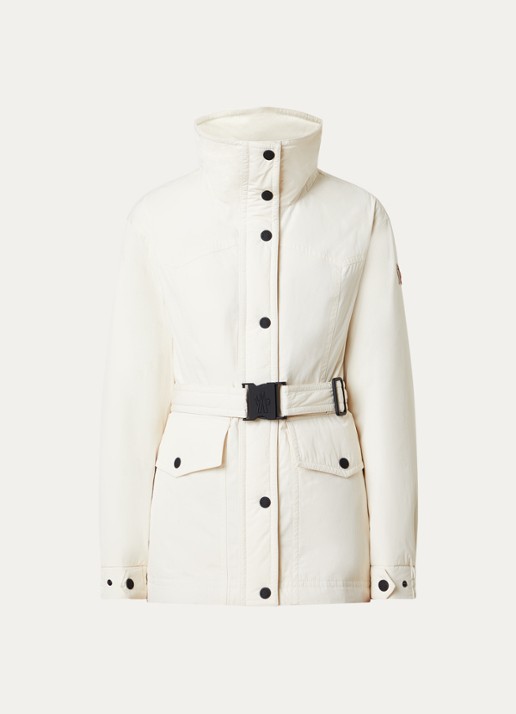Moncler Caramany ski-jas met logo en opstaande kraag