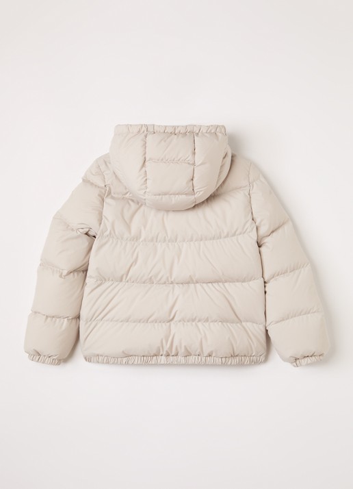 Moncler Cascar puffer jack met donsvulling - achterkant beige