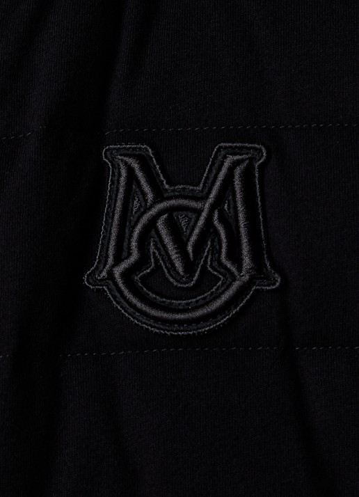 Moncler Chevrerie gewatteerd bomberjack met donsvulling - detail 7 zwart