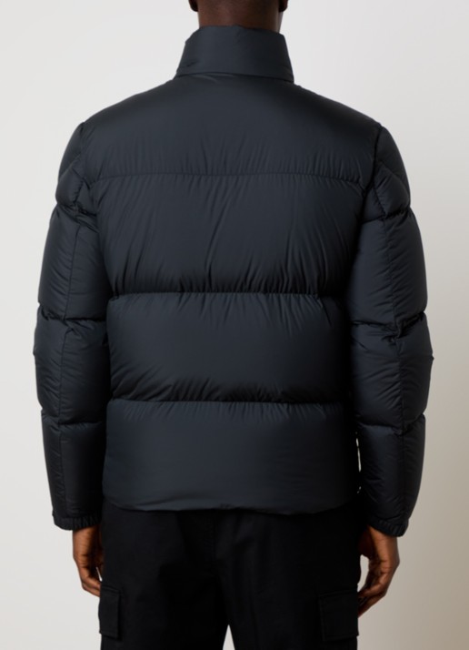 Moncler Chinon puffer jack met borstzak en donsvulling - achterkant zwart