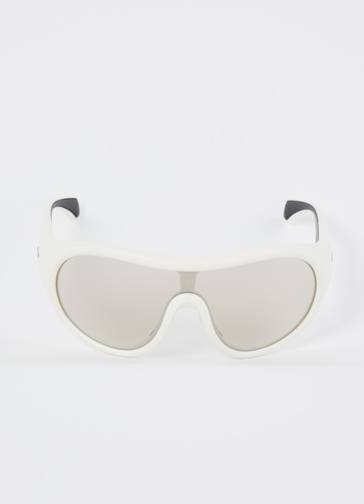 Moncler Cloche zonnebril ME8004 - detail gebroken wit
