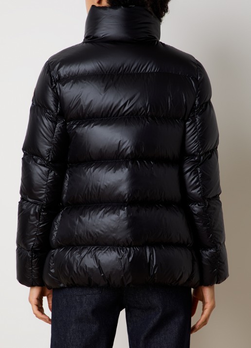 Moncler Cochevis gewatteerd jack met donsvulling en capuchon - achterkant zwart