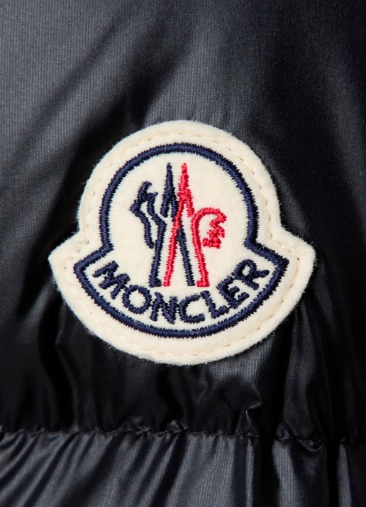 Moncler Cochevis gewatteerd jack met donsvulling en capuchon - detail 4 zwart