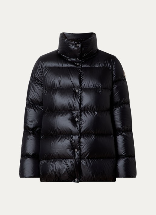 Moncler Cochevis gewatteerd jack met donsvulling en capuchon - voorkant 5 zwart