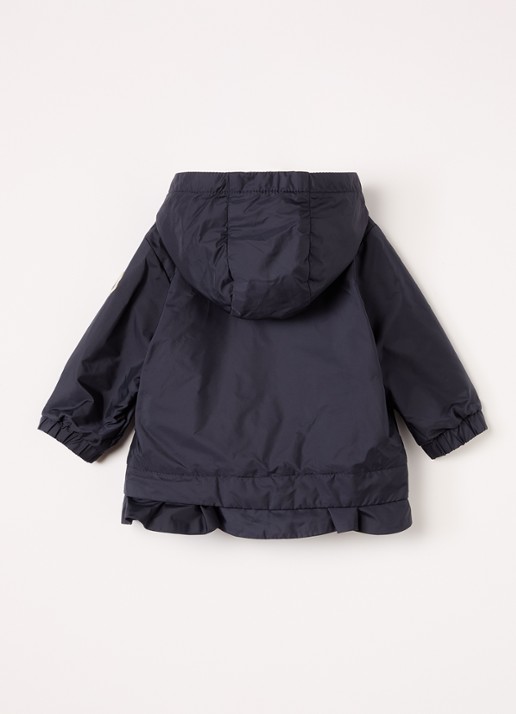 Moncler Dana jack met capuchon - achterkant donkerblauw