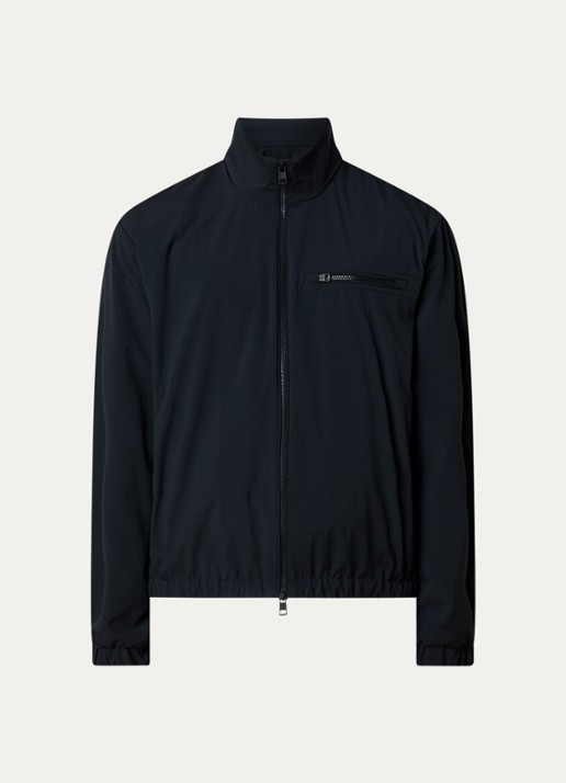 Moncler Danby bomberjack met steekzakken - voorkant 2 zwart