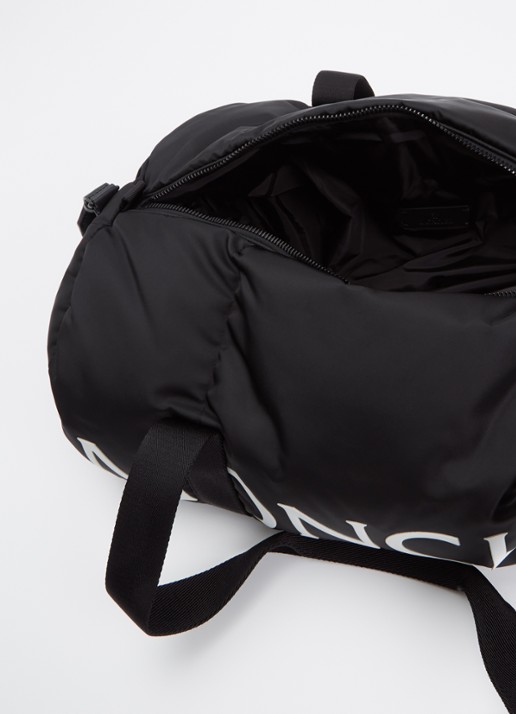 Moncler Duddle sporttas met logo en afneembare schouderriem - detail 2 zwart