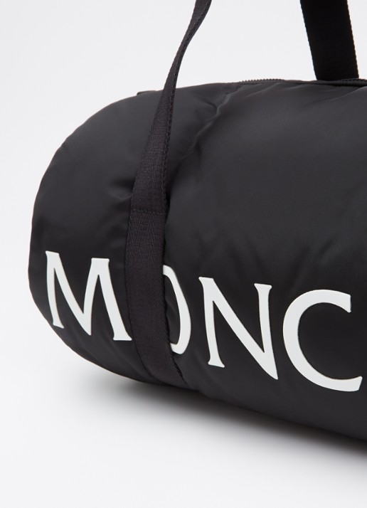 Moncler Duddle sporttas met logo en afneembare schouderriem - detail 3 zwart