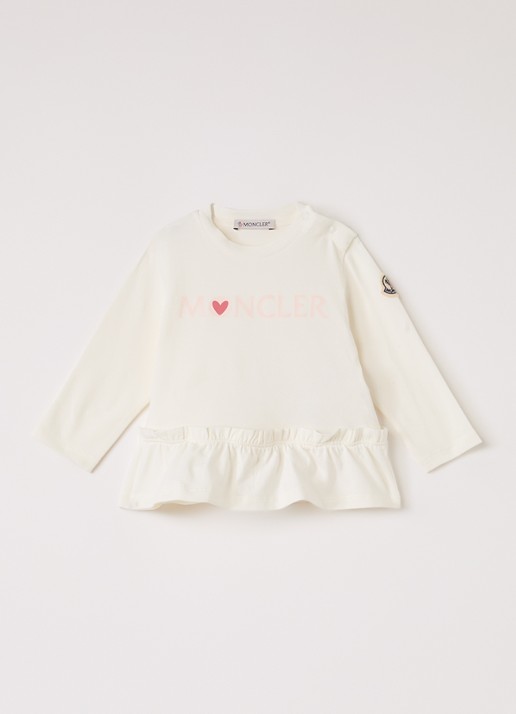 Moncler Ensemble Hearts longsleeve met logoprint