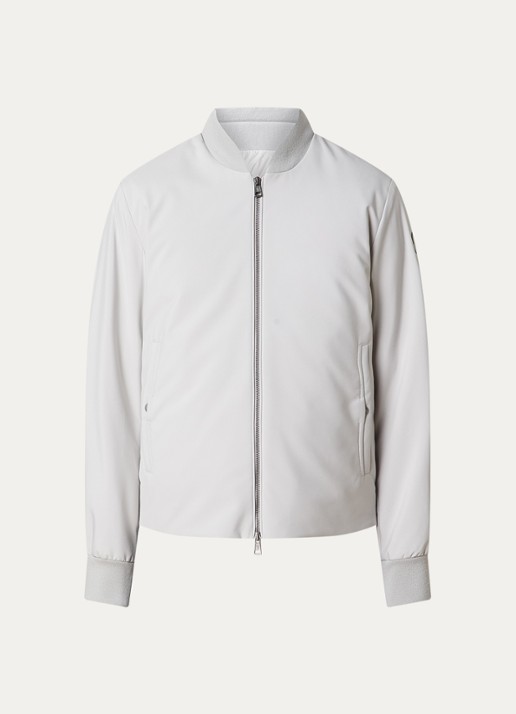 Moncler Epinal bomberjack met uitneembare voering - voorkant gebroken wit