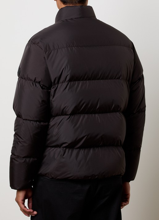 Moncler Erterle puffer jack met donsvulling en steekzakken - achterkant 6 donkerbruin