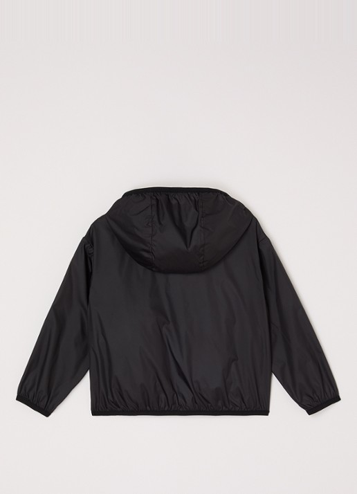 Moncler Fegeo jack met capuchon - achterkant zwart