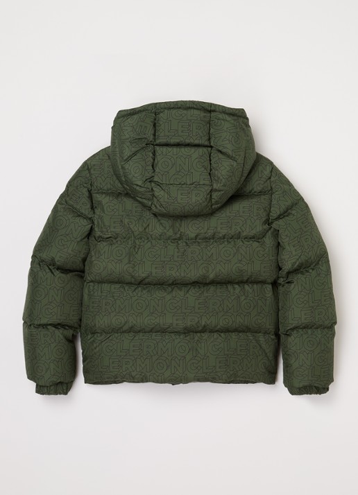 Moncler Fergus puffer jack met donsvulling - achterkant groen