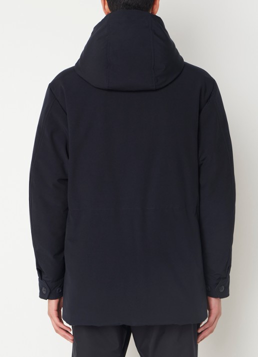 Moncler Fowey reversible gewatteerde parka met donsvulling - achterkant 4 donkerblauw