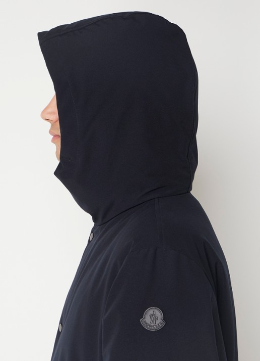 Moncler Fowey reversible gewatteerde parka met donsvulling - detail 2 donkerblauw
