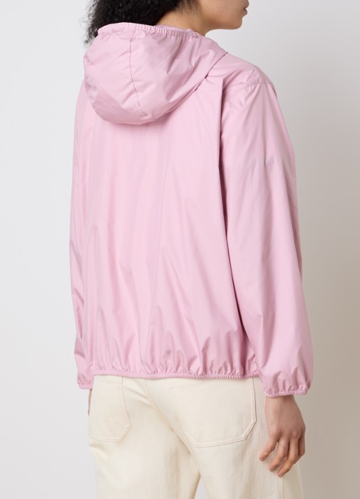Moncler Fregeos windjack met capuchon en steekzakken - achterkant roze