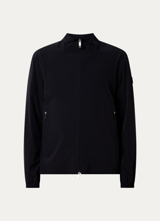 Moncler Frene windjack met ritszakken - voorkant zwart