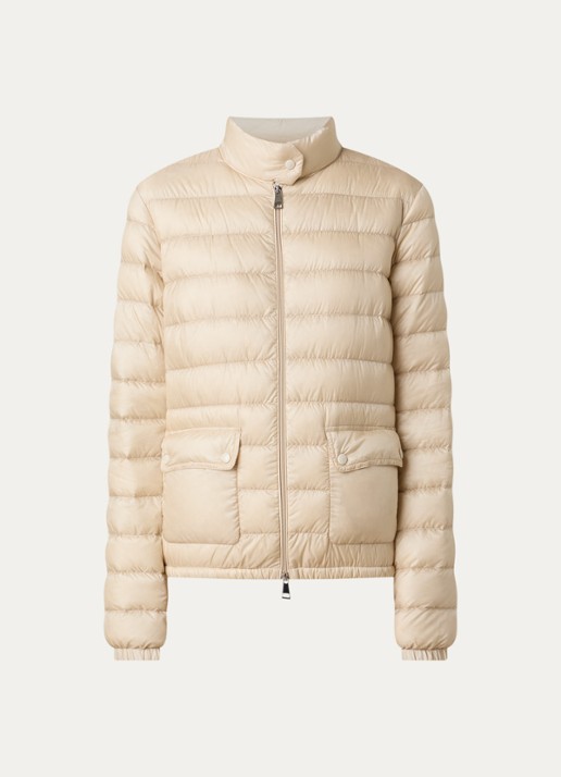 Moncler Gewatteerd jack met donsvulling - voorkant 5 beige