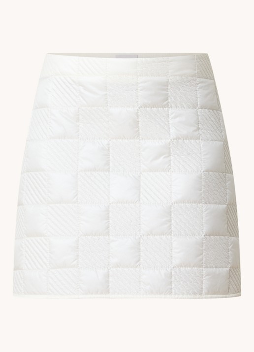 Moncler Gonna minirok met quilt patroon